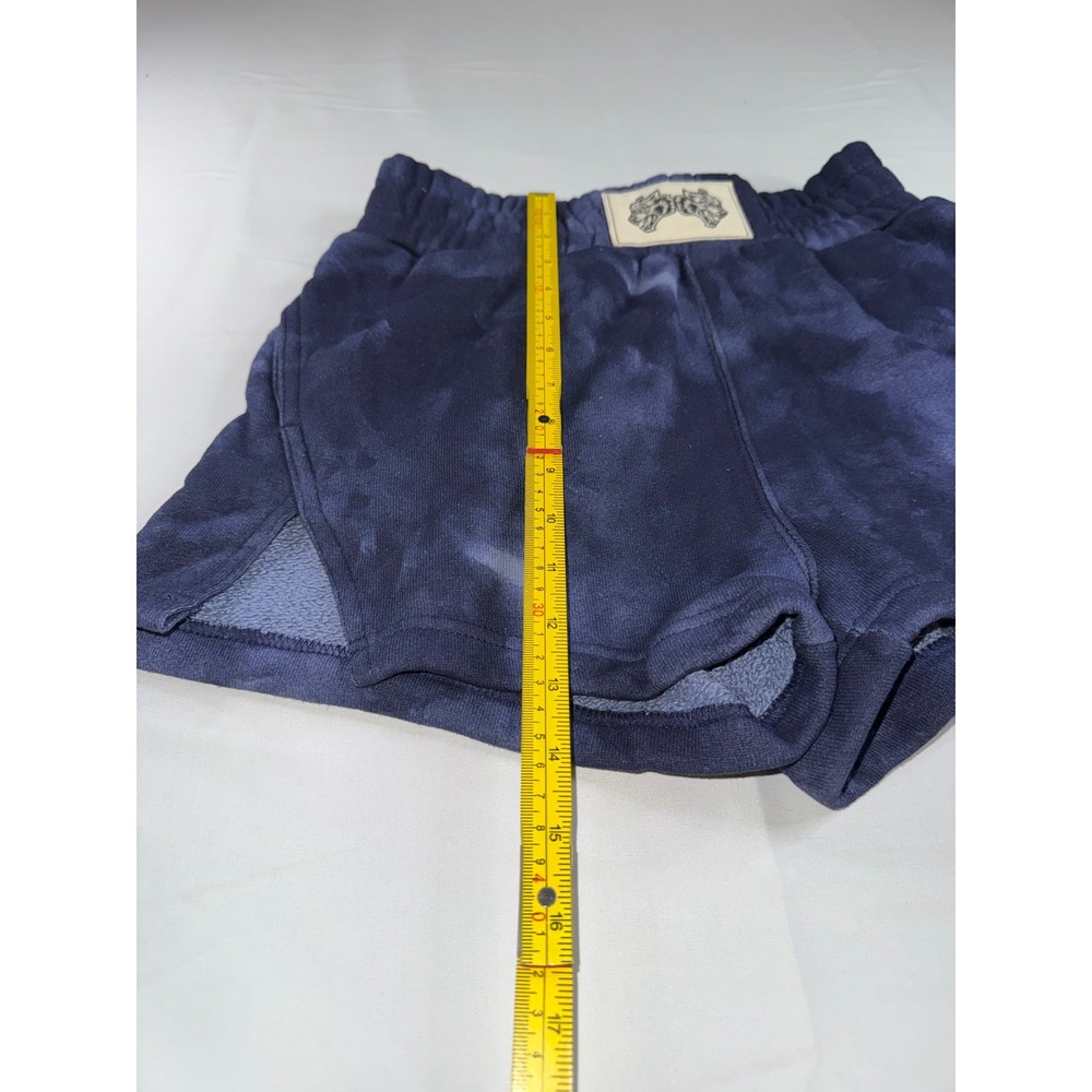Darc Sport SHE Tie Dye Sweat Shorts Navy Blue Limited Edition XS - Picture 4 of 7